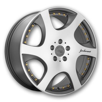 MRR Wheels VP3 19x10.5 Matte Gun Metal Graphite 5x114.3 +20mm 73.1mm