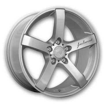 MRR Wheels VP5 18x9.5 Silver Machine Face 5x112 +45mm 66.6mm