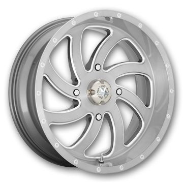 MSA Offroad Wheels Switch 22x7 Brushed Titanium 4x156 +0mm 132mm