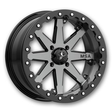 MSA Offroad Wheels Lok Beadlock 14x7 Charcoal Tint 4x110 +0mm 86mm