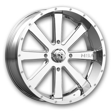 MSA Offroad Wheels Flash 22x7 Chrome 4x137 +0mm 112.1mm