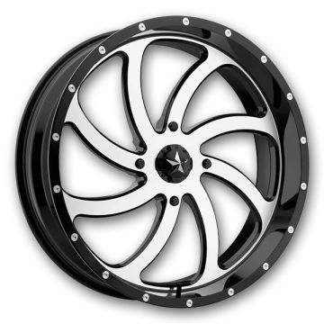 MSA Offroad Wheels Switch 18x7 Machined Gloss Black 4x137 +0mm 112.1mm