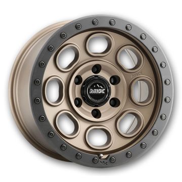 MVX Offroad Wheels VX80 17x9 Matte Bronze 6x139.7 -12mm 106.1mm