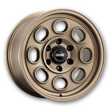 MVX Offroad Wheels VX81 17x8.5 Matte Bronze 6x139.7 0mm 106.1mm