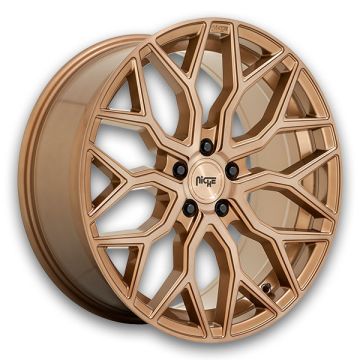 Niche Wheels Mazzanti 20x9 Bronze Brushed 5x114.3 +35mm 72.7mm
