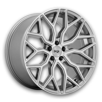 Niche Wheels Mazzanti 20x9 Anthracite Brushed Tint Clear 5x112 +38mm 66.56mm