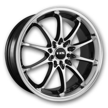 NS Tuner Wheels NS1403 16x7 Gloss Black Machined 4x100/4x114.3 +38mm 73.1mm