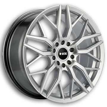 NS Tuner Wheels NS1803 17x7.5 Hyper Silver 5x100/5x114.3 +38mm 73.1mm