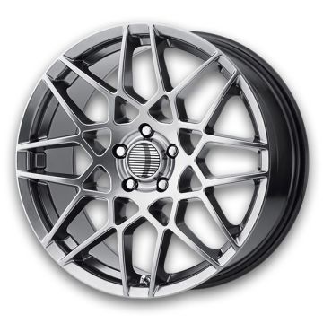 Performance Replicas Wheels PR178 19x10 Hyper Silver 5x114.3 +48mm 70.6mm