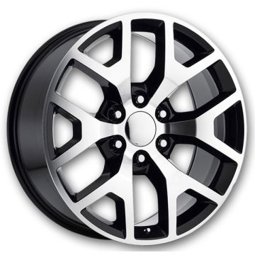 OE Performance Wheels 169 20x9 Gloss Black Machined Face 6x139.7 +27mm
