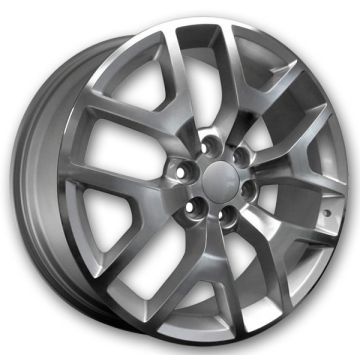 OE Performance Wheels 169 20x9 Silver Machined Face 6x139.7 +27mm