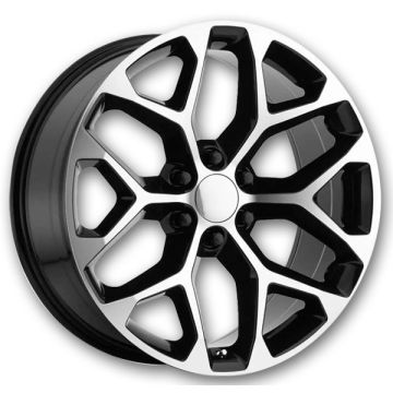 OE Performance Wheels 176 26x10 Gloss Black Milled Accents 6x139.7 +24mm