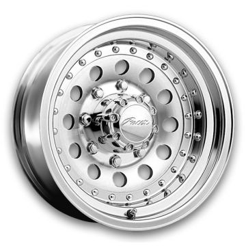 Pacer Wheels 162M Aluminum Mod 15x7 Machined Finish with Clear Coat 5x114.3 -7mm 83.06mm