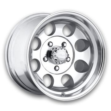 Pacer Wheels 164P LT Mod Polished 16x8 Polished 8x165.1 +12mm 130.18mm