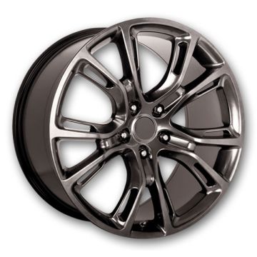 Performance Replicas Wheels PR137 22x9 Hyper Silver Dark 5x127 +34mm 71.5mm