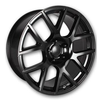 Performance Replicas Wheels PR163 20x9 Satin Black 5x115 +20mm 71.5mm