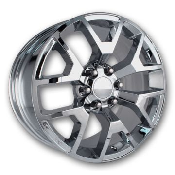 Performance Replicas Wheels PR169 24x10 Chrome 6x139.7 +31mm 78.3mm