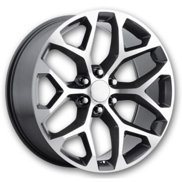 Performance Replicas Wheels PR176 20x9 Gunmetal Machined 6x139.7 +24mm 78.3mm