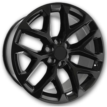 Performance Replicas Wheels PR177 22x9 Gloss Black 6x139.7 +24mm 78.1mm