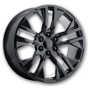 Performance Replicas Wheels PR188 24x10 Gloss Black 6x139.7 +31mm 78.1mm
