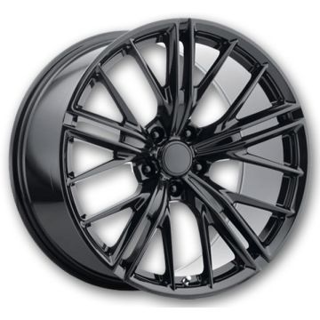 Performance Replicas Wheels PR194 20x9 Gloss Black 5x120 +30mm 67mm