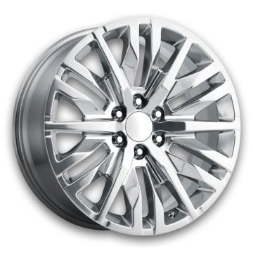 Performance Replicas Wheels PR198 20x9 Polished 6x139.7 +24mm 78.1mm