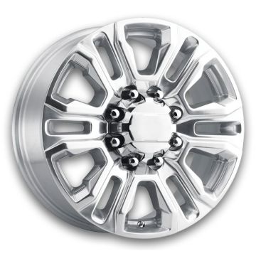 Performance Replicas Wheels PR207 20x8.5 Polished With Clear Coat 8x180 +47mm 124.2mm