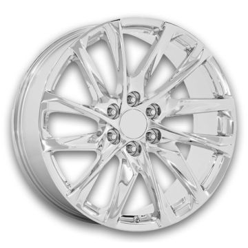 Performance Replicas Wheels PR213 22x9 Chrome 6x139.7 +28mm 78.1mm