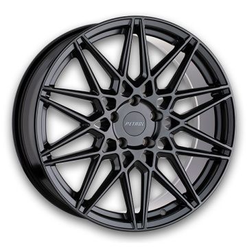 Petrol Wheels P3C 17x8 Semi Gloss Black 5x114.3 +40mm 76.1mm