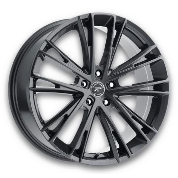 Platinum Wheels 458 Prophecy 17x8 Gunmetal and Clear Coat 5x120 +35mm 74.1mm