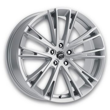 Platinum Wheels 458 Prophecy 17x8 Silver and Clear Coat 5x110 +35mm 65.1mm