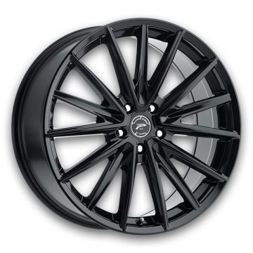 Platinum Wheels 461 Exodus 20x8.5 Gloss Black with Clear Coat 5x114.3 +40mm
