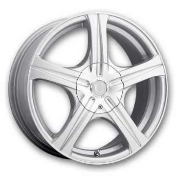 Platinum Wheels 403 Slalom 17x7 Ultra Armor Silver 5x114.3/5x110 +45mm 72.62mm