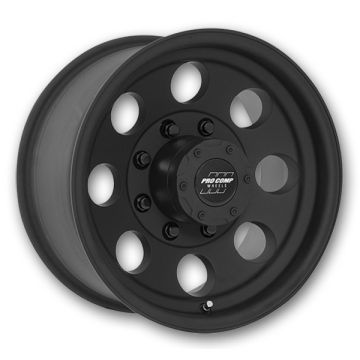 Pro Comp Wheels Vintage 15x10 Flat Black 5x114.3 -47mm 83.06mm