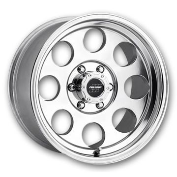 Pro Comp Wheels Vintage 16x10 Polished 8x170 -25mm 130.81mm
