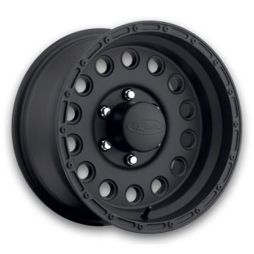Raceline Wheels 887B Rockcrusher 16x8 Satin Black 8x165.1 -2mm 130.81mm