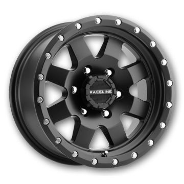 Raceline Wheels 935B Defender 14x6 Satin Black 5x114.3 +0mm 3.19mm