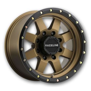 Raceline Wheels 935BZ Defender 20x9 Bronze with Black Ring 6x135 -12mm 93.98mm