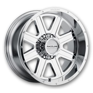 Raceline Wheels 940C Hostage 20x12 Chrome 8x165.1 -44mm 125.2mm