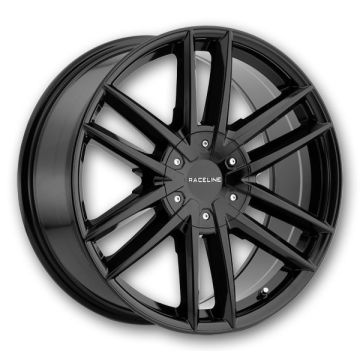 Raceline Wheels 158B Impulse 22x9.5 Gloss Black 6x139.7/6x135 +15mm 106.1mm