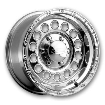 Raceline Wheels 887 Rockcrusher 16x8 Polished 8x170 -20mm 130.81mm