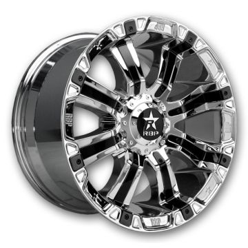 RBP Wheels 94R 20x9 Chrome with Black Inserts 8x180 +0mm 124.1mm