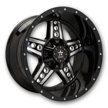 RBP Wheels 90R Colt 20x10 Black with Machined Accents  -25mm 78mm