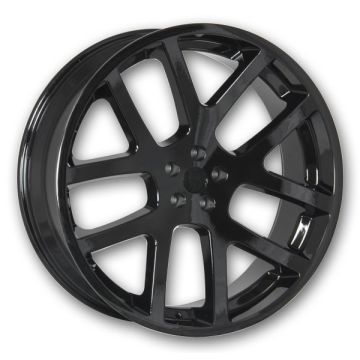 Replica Wheels SRT10 24x9 Gloss Black 5x115 +15mm 71.5mm