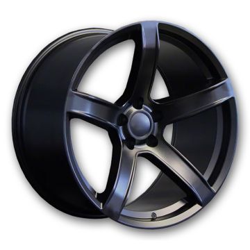 Replicas Wheels R81002 20x9.5 Satin Black 5x115 +18mm 71.6mm