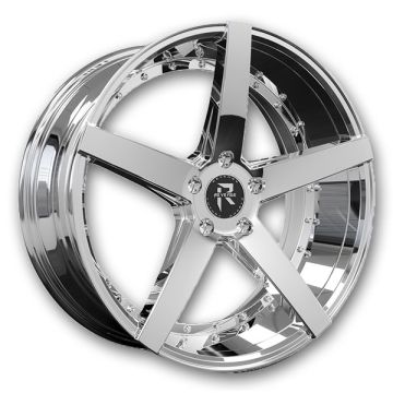Revenge Luxury Wheels RL-103 20x8.5 Chrome 5x114.3 +35mm 74.1mm