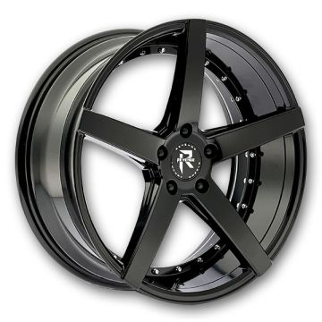 Revenge Luxury Wheels RL-103 20x8.5 Gloss Black 5x114.3 +35mm 74.1mm