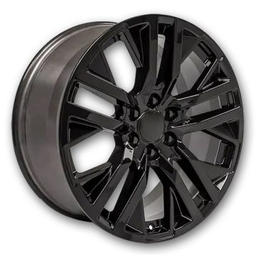 OE Pro-Line Wheels RS-38 24x10 Gloss Black 6x139.7  +31mm 78.1mm