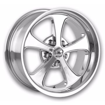 Ridler Wheels 645 18x9.5 Chrome 5x114.3 +0mm 83.82mm