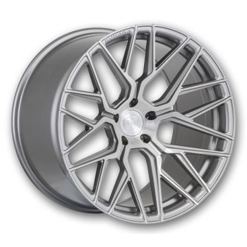 Rohana Wheels RFX10 19x8.5 Brushed Titanium 5x120 +33mm 72.56mm